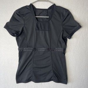 Lululemon Interval Short Sleeve Shirt Women’s Size XS 2 Workout Bike Activewear